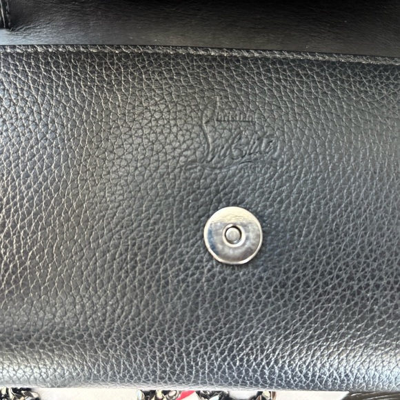 Christian Louboutin Paloma Black Chain Wallet $1590 - Picture 6 of 12